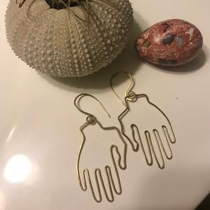 We Mumble Hand Earrings